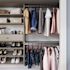 Easy Track Shoe Storage Closet Kit Weathered Grey