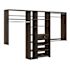 Easy Track Shoe Storage Closet Kit Truffle