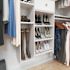 Easy Track Shoe Storage Closet Kit White
