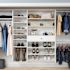 Easy Track Shoe Storage Closet Kit White
