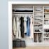 Easy Track Shoe Storage Closet Kit White
