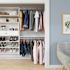 Easy Track Shoe Storage Closet Kit White