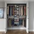 Easy Track 4'-8' W Deluxeplus Shelving Closet Kit Truffle