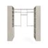 Easy Track 8-Foot X 4-Foot U-Shape Walk-In Closet Weathered Grey