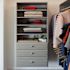 Easy Track 8-Foot X 4-Foot U-Shape Walk-In Closet Weathered Grey