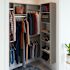 Easy Track 8-Foot X 4-Foot U-Shape Walk-In Closet Weathered Grey