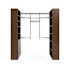 Easy Track 8-Foot X 4-Foot U-Shape Walk-In Closet Truffle