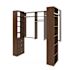 Easy Track 8-Foot X 4-Foot U-Shape Walk-In Closet Truffle