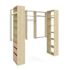 Easy Track 8-Foot X 4-Foot U-Shape Walk-In Closet Honey Blonde