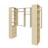 Easy Track 8-Foot X 4-Foot U-Shape Walk-In Closet Honey Blonde