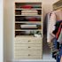 Easy Track 8-Foot X 4-Foot U-Shape Walk-In Closet Honey Blonde