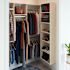 Easy Track 8-Foot X 4-Foot U-Shape Walk-In Closet Honey Blonde