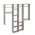 Easy Track Dual Tower 10-Foot Basic Closet Kit Weathered Grey