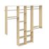 Easy Track Dual Tower 10-Foot Basic Closet Kit Honey Blonde
