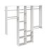 Easy Track Dual Tower 10-Foot Basic Closet Kit White