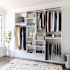 Easy Track Dual Tower 10-Foot Basic Closet Kit White