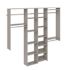 Easy Track Dual Tower 10-Foot Classic Closet Kit Weathered Grey