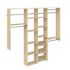 Easy Track Dual Tower 10-Foot Classic Closet Kit Honey Blonde