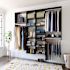 Easy Track Dual Tower 10-Foot Classic Closet Kit Truffle