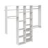 Easy Track Dual Tower 10-Foot Classic Closet Kit White