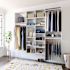Easy Track Dual Tower 10-Foot Classic Closet Kit White