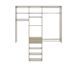 Easy Track 7-Foot Perfect Fit Reach-In Closet Weathered Grey