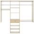 Easy Track 7-Foot Perfect Fit Reach-In Closet Honey Blonde