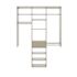 Easy Track 6-Foot Perfect Fit Reach-In Closet Weathered Grey