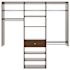 Easy Track 6-Foot Perfect Fit Reach-In Closet Truffle