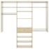 Easy Track 6-Foot Perfect Fit Reach-In Closet Honey Blonde