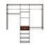 Easy Track 8-Foot Perfect Fit Reach-In Closet Truffle