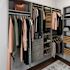 Easy Track 10-Foot X 7-Foot L-Shape Walk-In Closet Weathered Grey