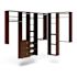 Easy Track 10-Foot X 7-Foot L-Shape Walk-In Closet Truffle