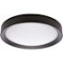 Satco Selene 17" LED Fixture, Flush Mount, Dimmable, Cct Selectable, Black