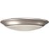 Satco 7" LED Disk Light, Dimmable, Cct Selectable, 15 Watt, Brushed NICKEL