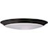 Satco 10" LED Disk Light, Dimmable, Cct Selectable, 17 Watt, Black