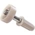Generic Nylon Bi-Fold Closet Spring Loaded Top Roller Guide, 7/8 Inch, Package Of 2