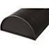 Alpine Industries 12 Gallon Stainless Steel Perforate Half Round Waste Bin Black