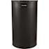 Alpine Industries 12 Gallon Stainless Steel Perforate Half Round Waste Bin Black