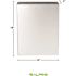 Alpine Industries Stainless Steel Surface-Mounted Waste Receptacle Trash Can