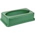 Alpine Industries 23 Gallon Slim Trash Can Swing Lid Lime Green