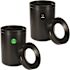 Alpine Industries 50 Gallon Ss Compost Bin Receptacle And Trash Can In Black