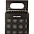 Alpine Industries 13 Gal Black Perforated Metal Rectangular Decorative Waste Can