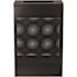 Alpine Industries 13 Gal Black Perforated Metal Rectangular Decorative Waste Can