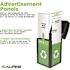 Alpine Industries 40 Gal Steel Grn Commercial Outdoor Recycle/trash Receptacle