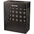 Alpine Industries 23 Gallon Black Perforated Metal Square Decorative Trash Can