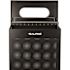 Alpine Industries 23 Gallon Black Perforated Metal Square Decorative Trash Can