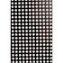 Alpine Industries 23 Gallon Black Perforated Metal Square Decorative Trash Can