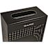 Alpine Industries 23 Gallon Black Perforated Metal Square Decorative Trash Can