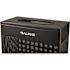 Alpine Industries 23 Gallon Black Perforated Metal Square Decorative Trash Can